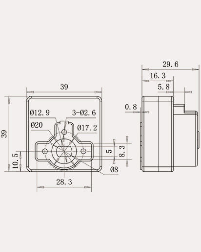 DN15 Electric Synchron Valve Motor Torque 2NM Geared Synchronous Motor