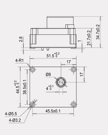 DC2.5V Zone Valve Actuator 1.8NM IP67 Protection For Ball Valve Open