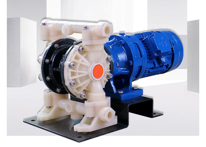 PVDF Plastic Electrically Operated Diaphragm Pump With 4.8mm Particle